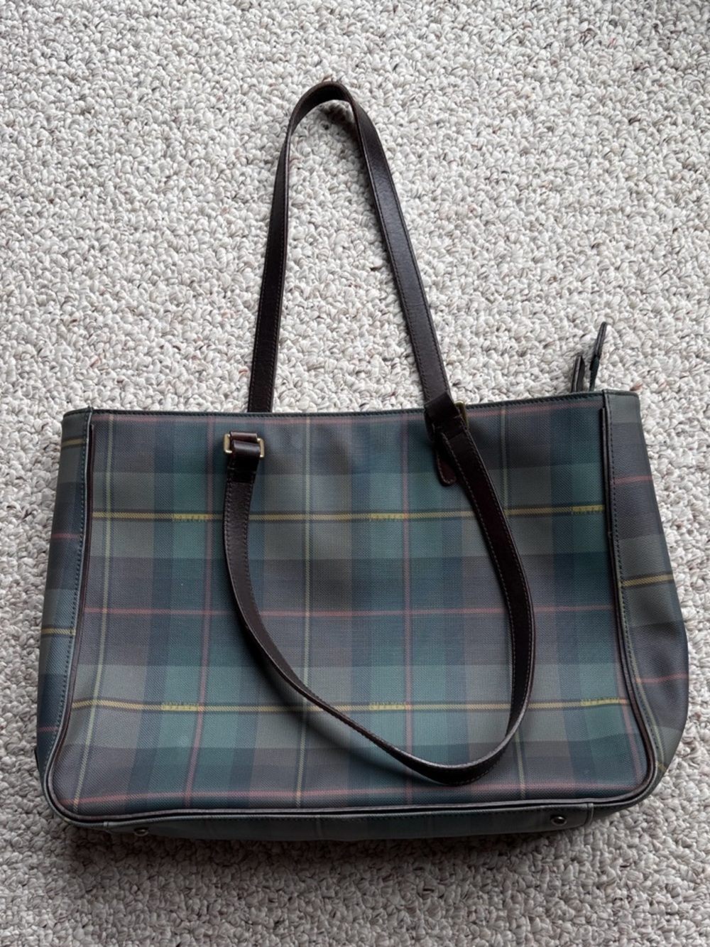 VTG (Vintage) Lauren Ralph Lauren Classic Plaid Tote Rare